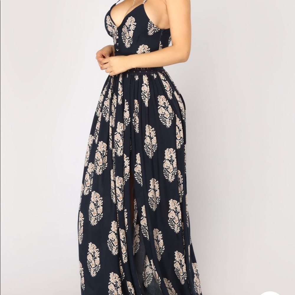 Fashion Nova Holy Slit dress